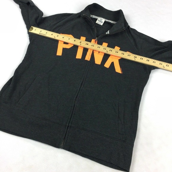 PINK Victoria Secret 1/4 Zip Pullover Sweatshirt - Picture 8 of 10